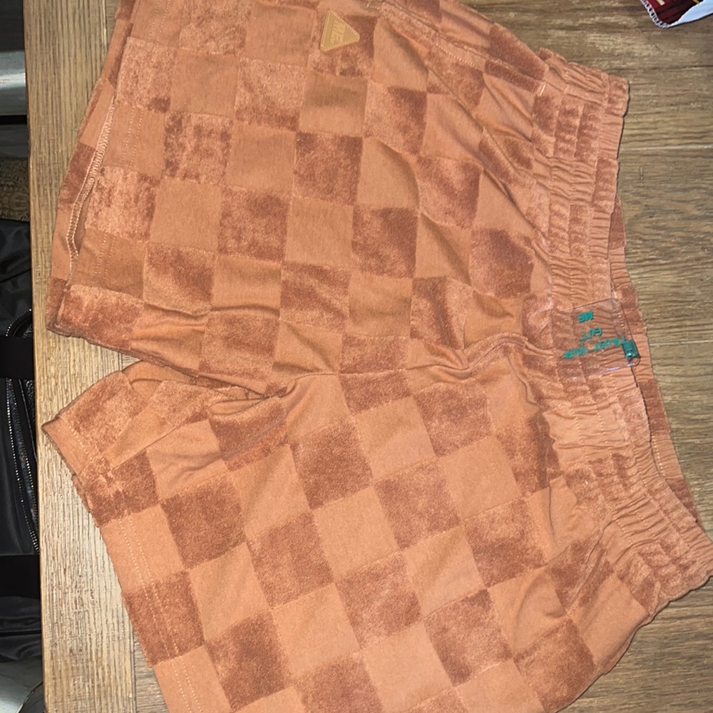 Melody Ehsani Terry checkered short